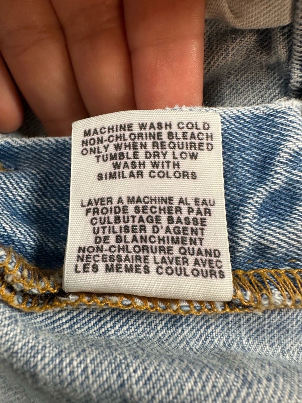 Vintage Polo Jeans Co. Ralph Lauren Denim Shorts - Light Wash - Size 8 - Picture 9 of 9